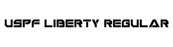 USPF Liberty Regular  Скачать бесплатные шрифты