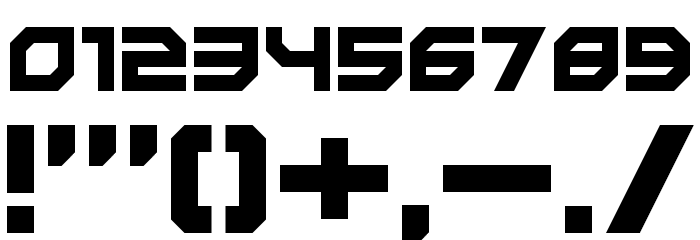 USPF Liberty Regular Font OTHER CHARS