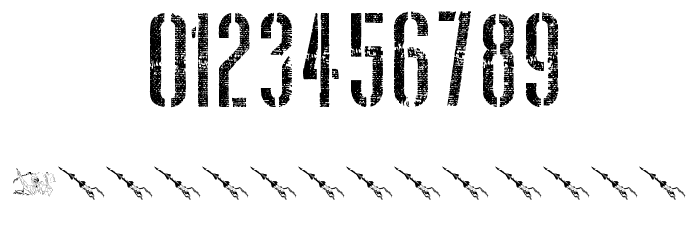 USSR Army Font OTHER CHARS