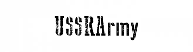 USSR Army  Frei Schriftart Herunterladen