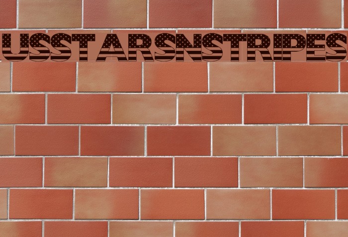 USStarsNStripes Font examples