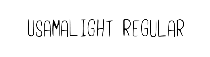 UsamaLight Regular  لخطوط تنزيل