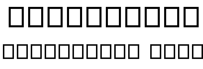 UsamaLight Regular Font OTHER CHARS