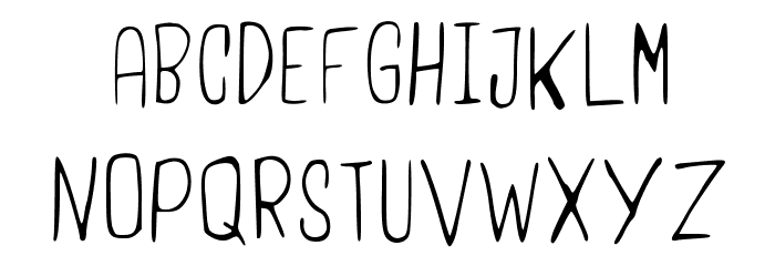 UsamaLight Regular Font LOWERCASE
