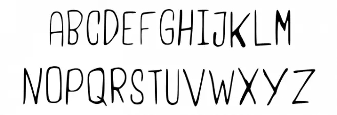 UsamaLight Regular Font LOWERCASE