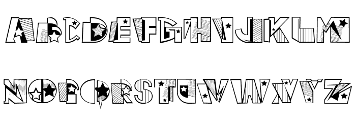 Usang Regular Font LOWERCASE