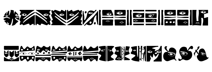 UseBats Font LOWERCASE