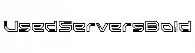 Used Servers Bold  baixar fontes gratis