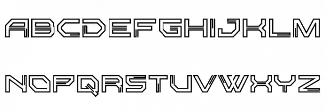 Used Servers Bold Fonte MAIÚSCULAS