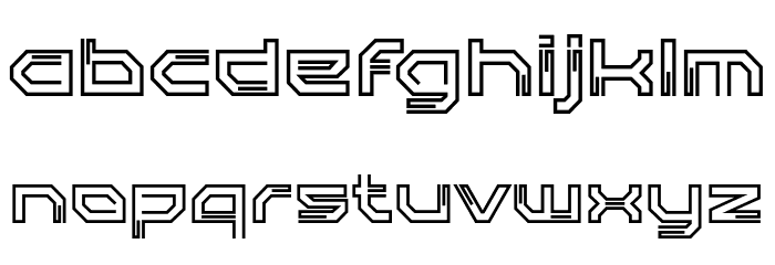 Used Servers Bold Font LOWERCASE