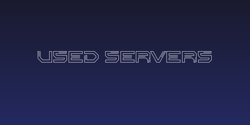Used Servers Social Header