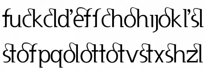Usenet - Alternates Font LOWERCASE