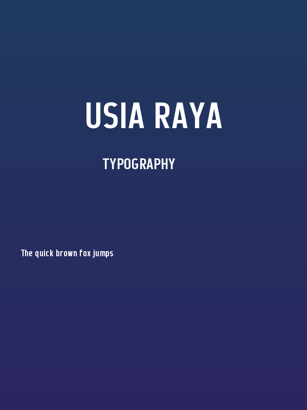 Usia Raya Poster