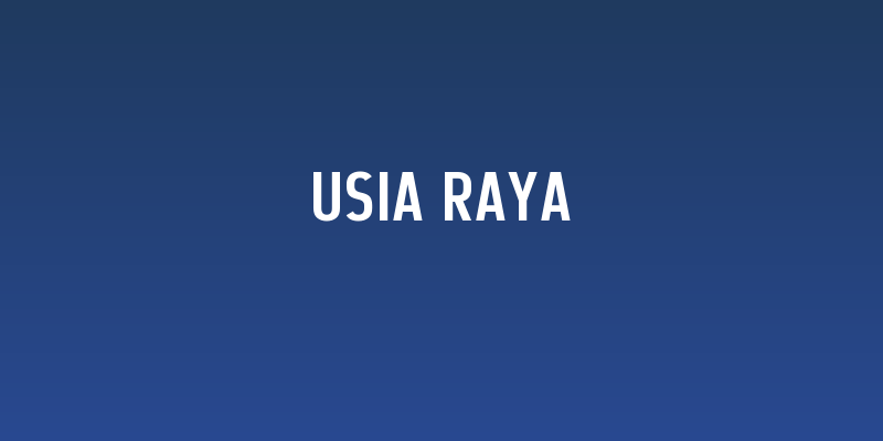 Usia Raya Social Header