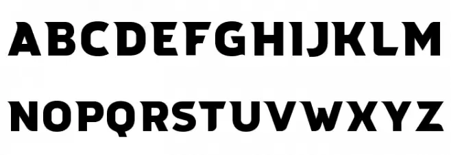 Ustulo Шрифта ВЕРХНИЙ