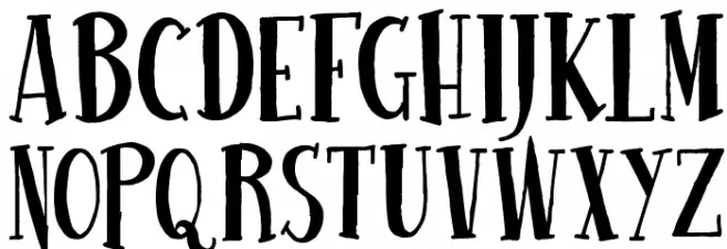 Usual Day One Font Litere mari