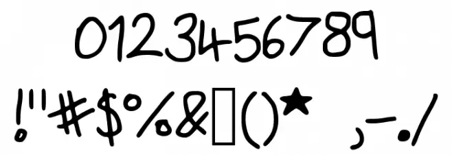 UsualSuspectScript Font OTHER CHARS