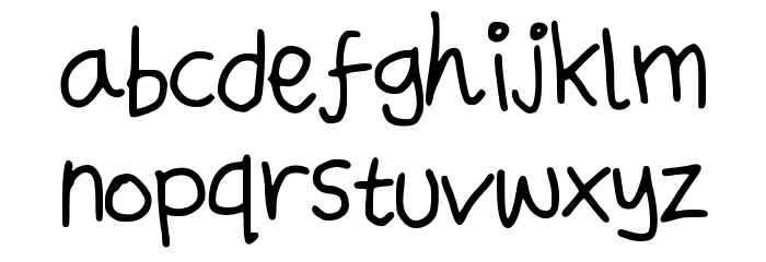 UsualSuspectScript Font LOWERCASE