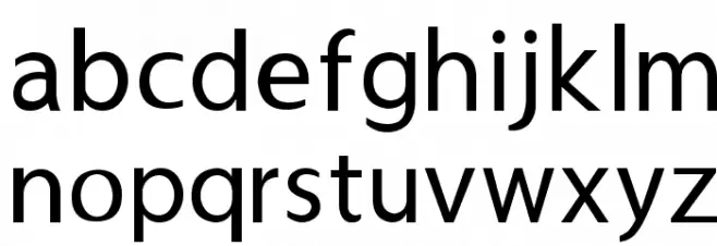 Usuality Font LOWERCASE