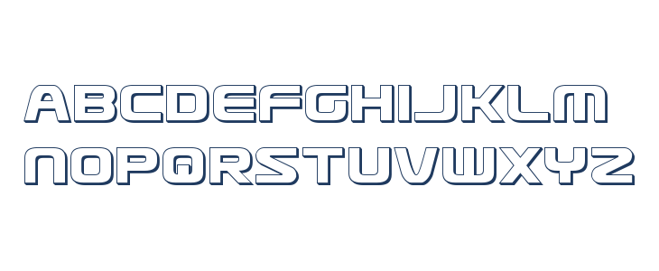 Usuzi 3D Lowercase