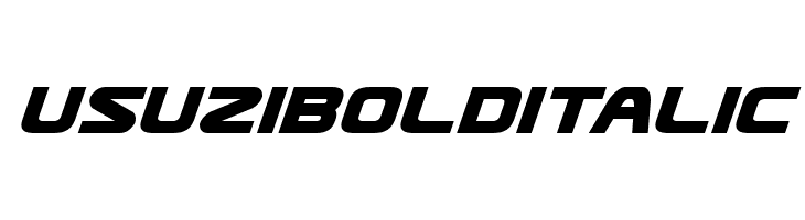Usuzi Bold Italic  Descarca Fonturi Gratis