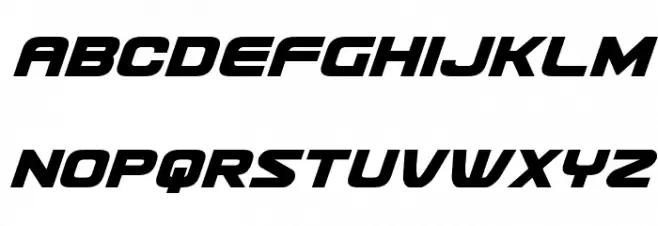 Usuzi Bold Italic Schriftart Groß