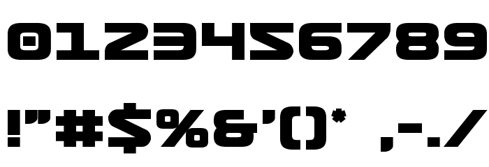 Usuzi Bold Font Alte caractere
