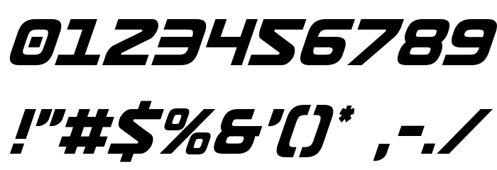 Usuzi Condensed Italic Font OTHER CHARS