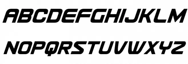 Usuzi Condensed Italic Polices MAJUSCULES
