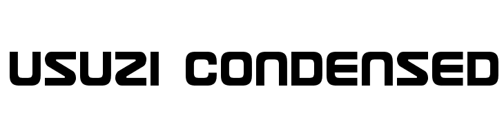 Usuzi Condensed Font