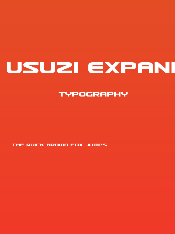 Usuzi Expanded Poster