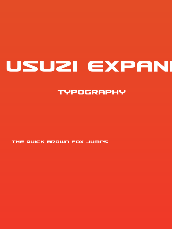 Usuzi Expanded Poster