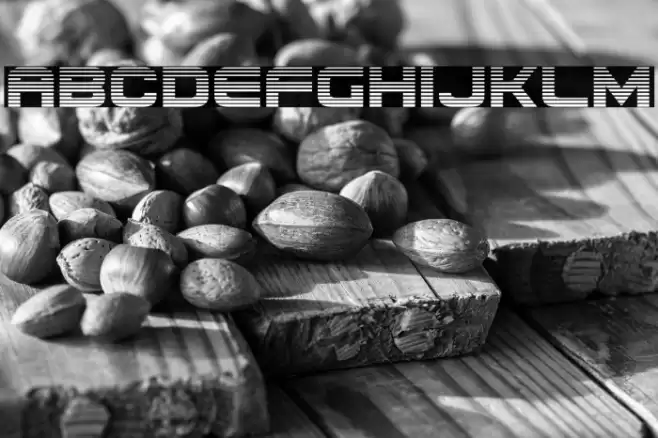 Usuzi Gradient Font examples