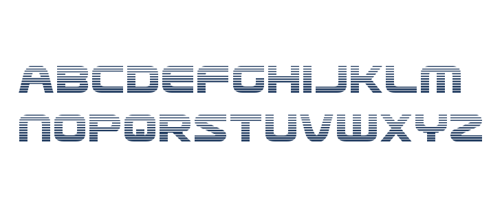 Usuzi Gradient Lowercase