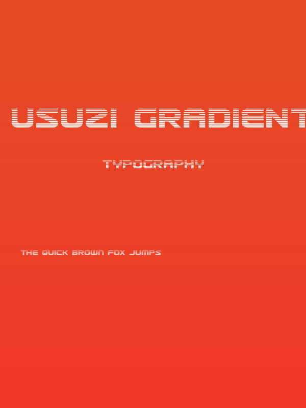Usuzi Gradient Poster