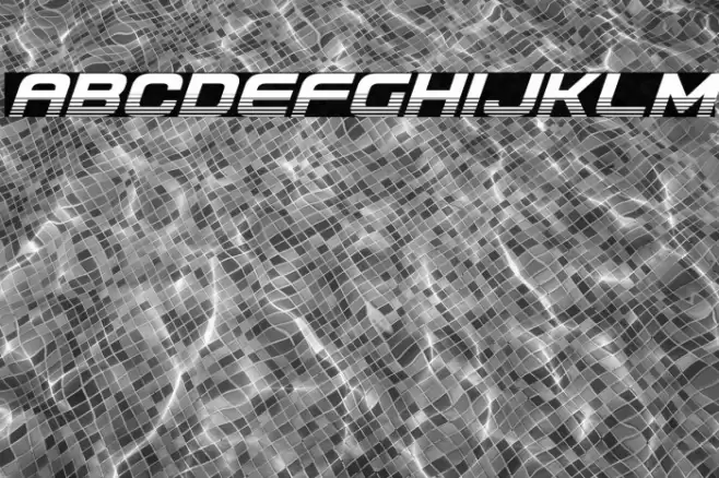 Usuzi Halftone Italic Font examples