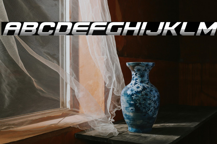 Usuzi Halftone Italic Example 3