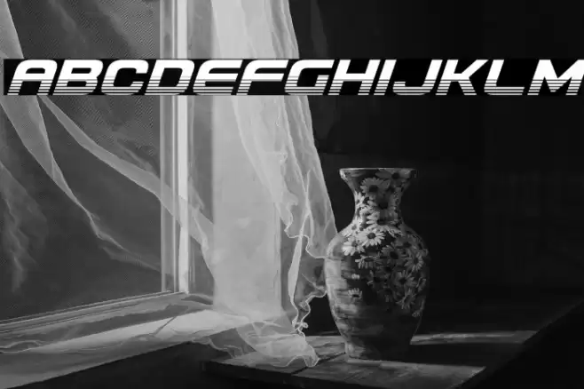 Usuzi Halftone Italic Font examples