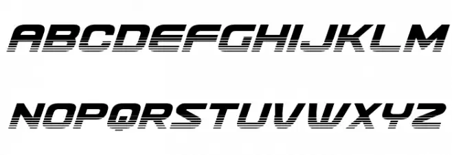 Usuzi Halftone Italic Fuentes MAYÚSCULAS