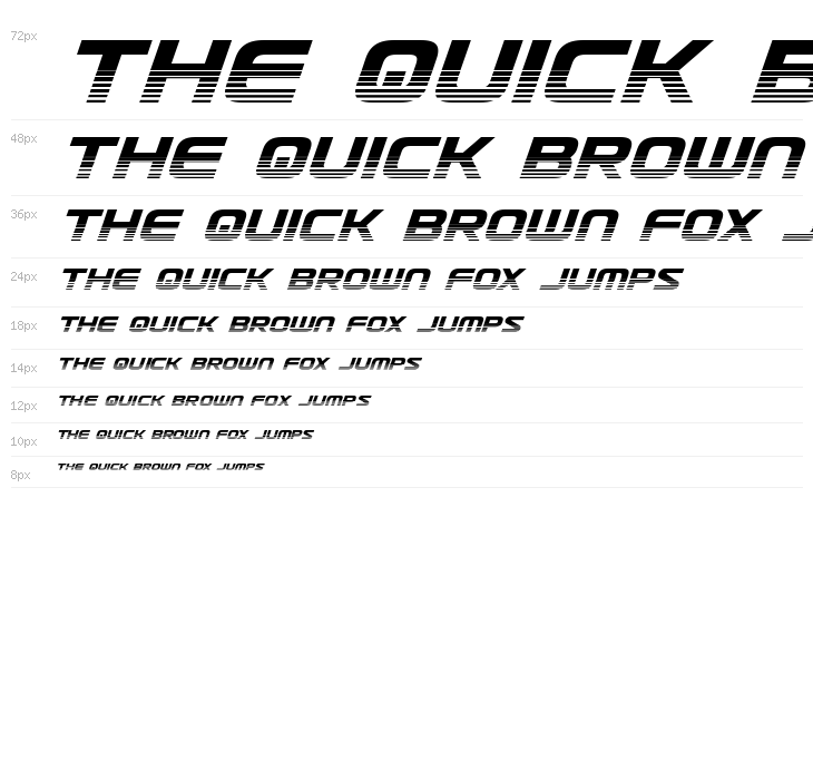 Usuzi Halftone Italic Waterfall