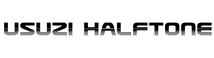 Usuzi Halftone  Free Fonts Download