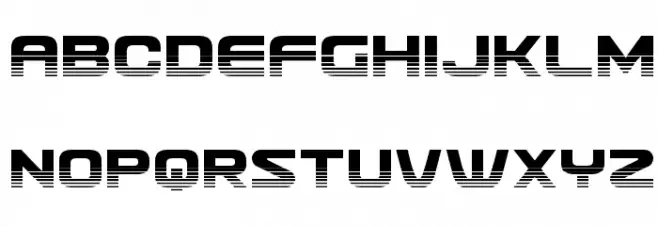 Usuzi Halftone Font Litere mari
