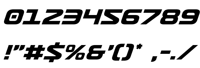 Usuzi Italic Font OTHER CHARS