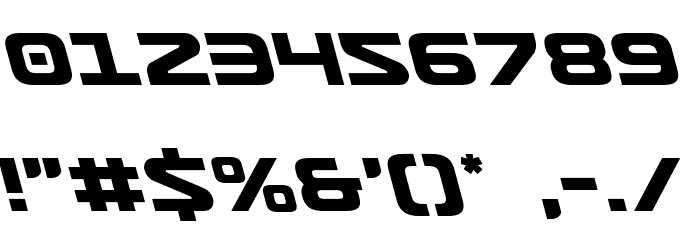 Usuzi Leftalic Font OTHER CHARS