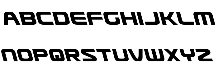 Usuzi Leftalic Font LOWERCASE