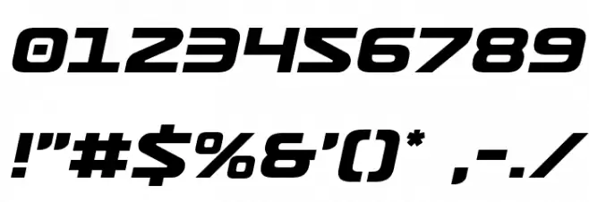 Usuzi Semi-Italic Font OTHER CHARS