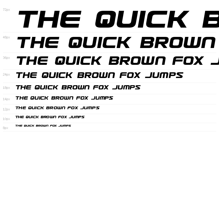 Usuzi Semi-Italic Waterfall