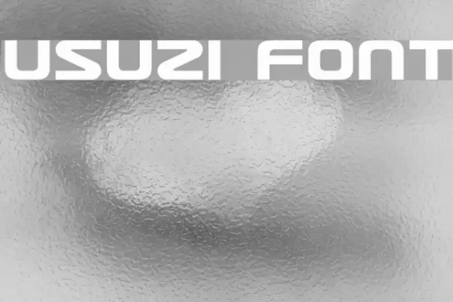 Usuzi Font examples