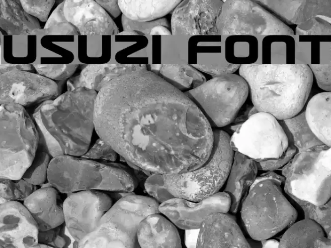 Usuzi Font examples