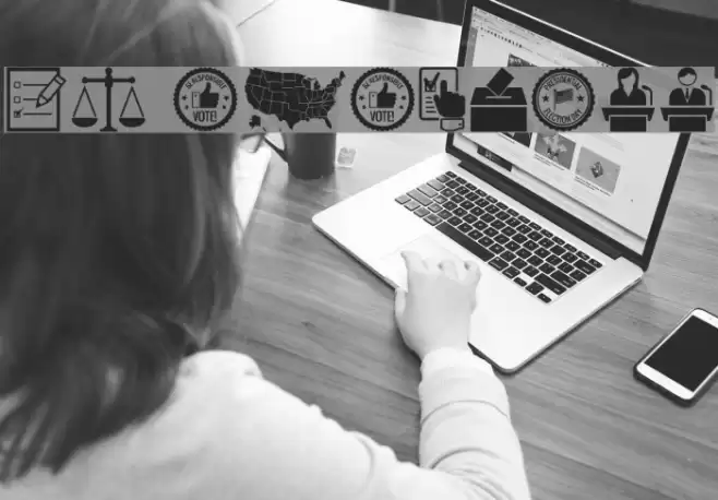 us election Font examples